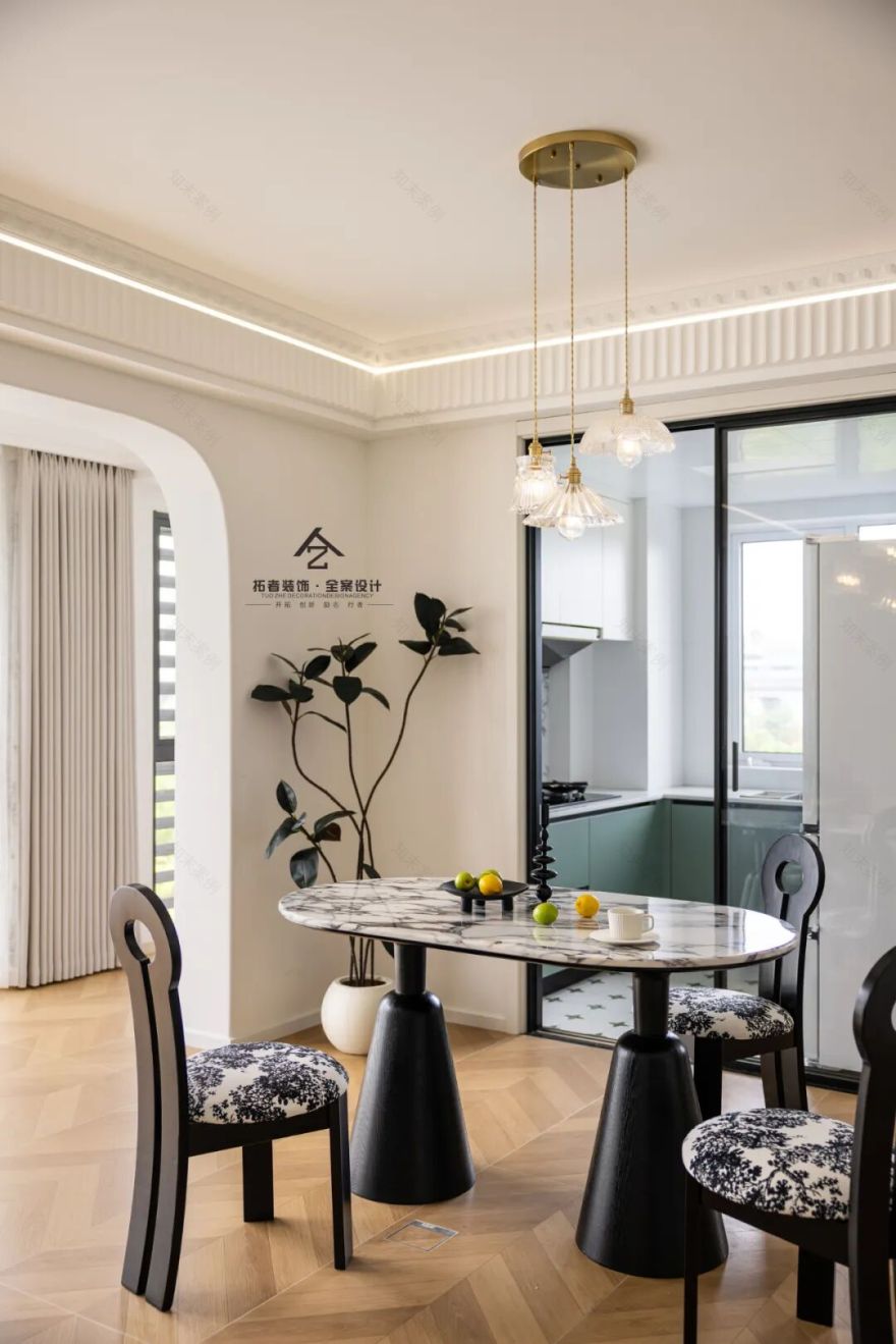装饰.全案设计|现代小法式的宁静力量-35