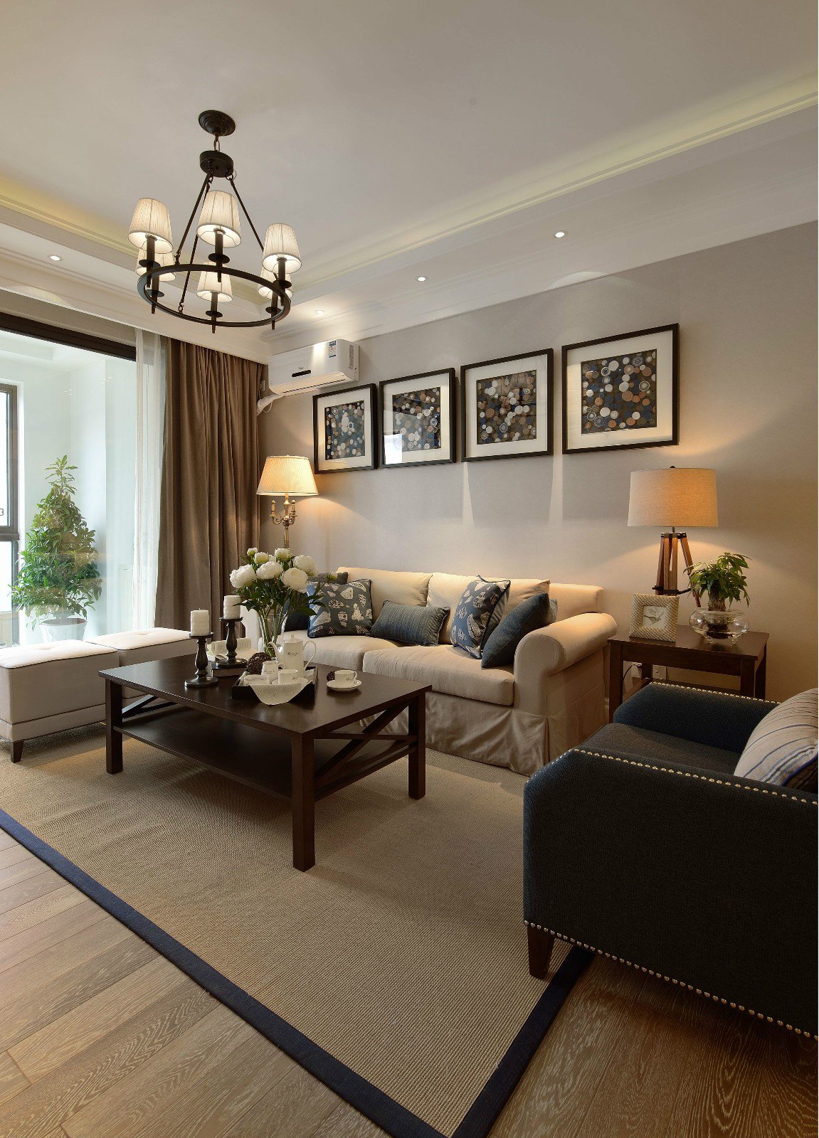 一度空间丨正荣御品高层样板房A1户型-1