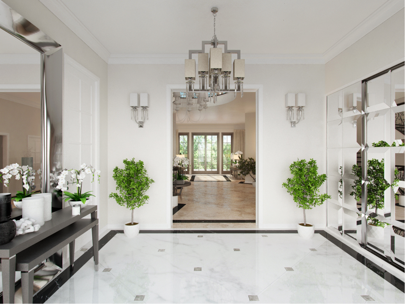 The interiors of the country residence of 1000 m  in Tbilisi Alexandra Fedorova-26