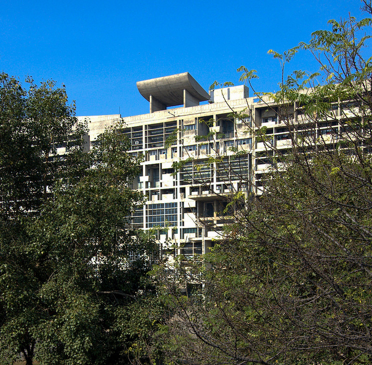 印度昌迪加尔秘书处大楼丨勒·柯布西耶（Le Corbusier）-26