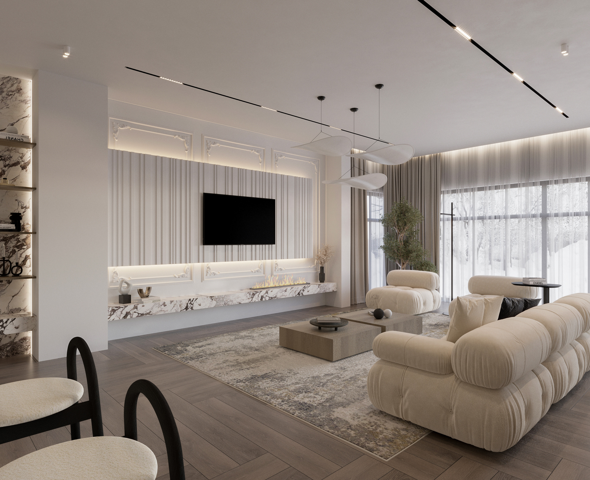 本沙班别墅丨突尼斯丨YE INTERIOR-13