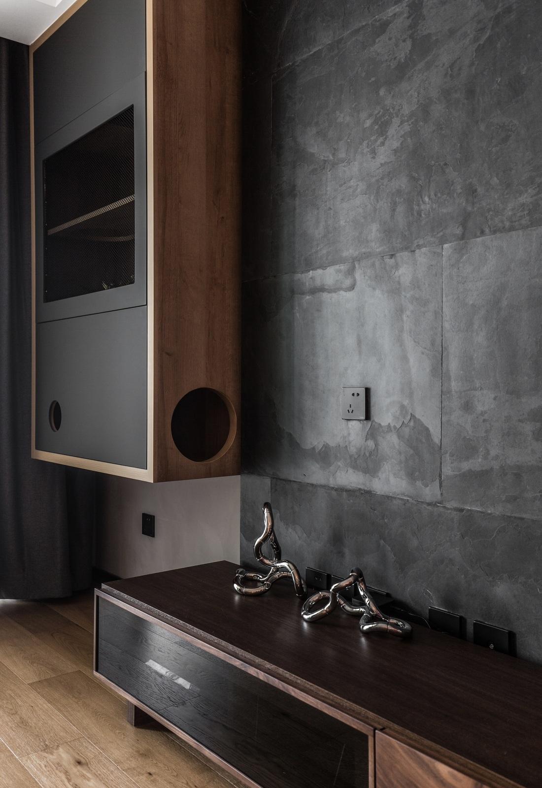 86平一室一厅爆改暗黑炫酷暖居-25