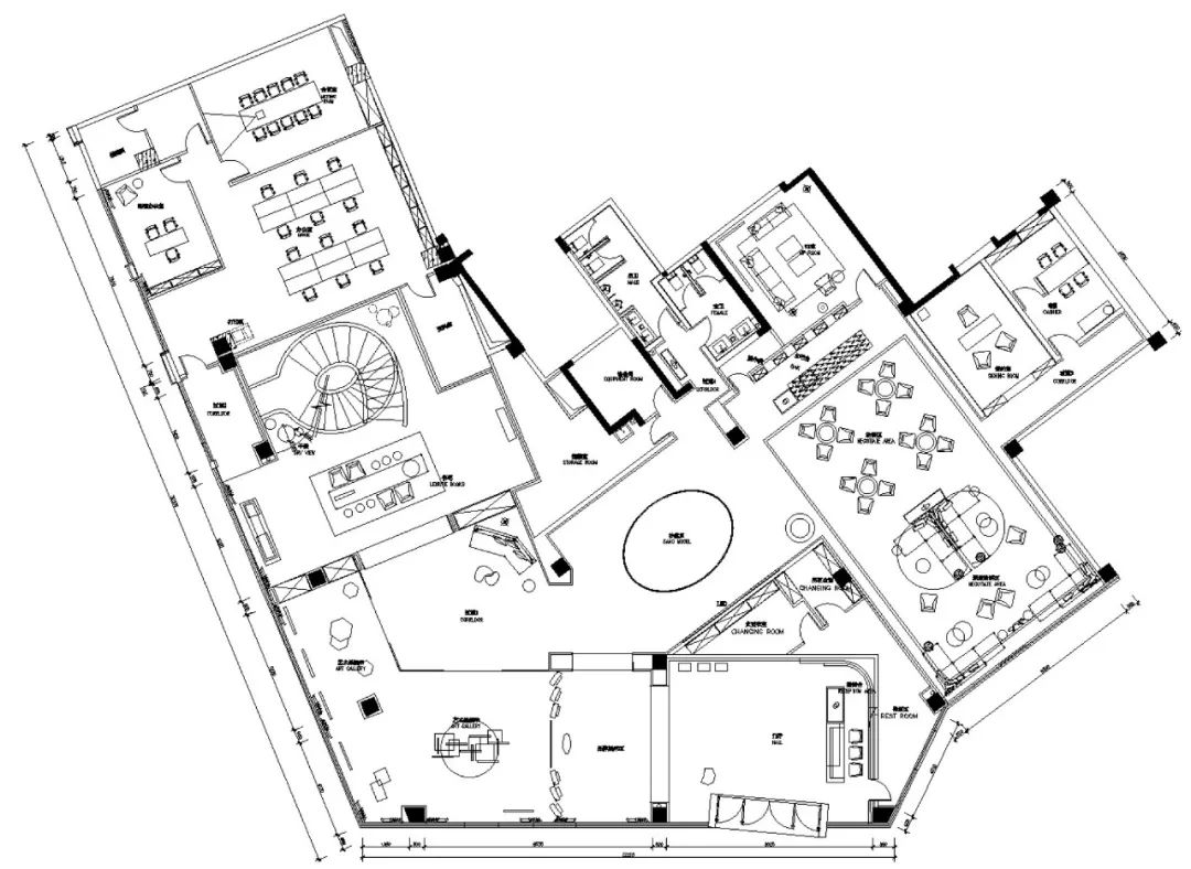 西安曲江池畔的优雅艺术生活馆-56