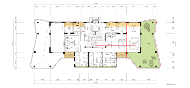 一层一户,创新“大平层”(230·760㎡多个面积段)-181
