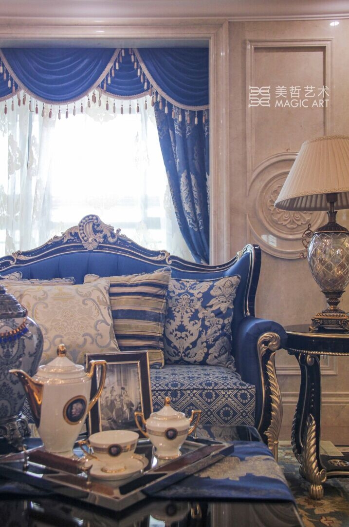 【美哲艺术】梧桐墅大平层样板房-19