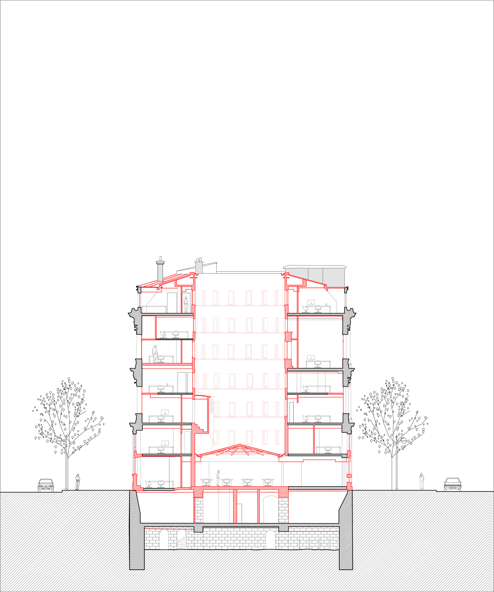 巴黎公证人公会丨法国巴黎丨L'Atelier Senzu,LAGNEAU Architectes-28