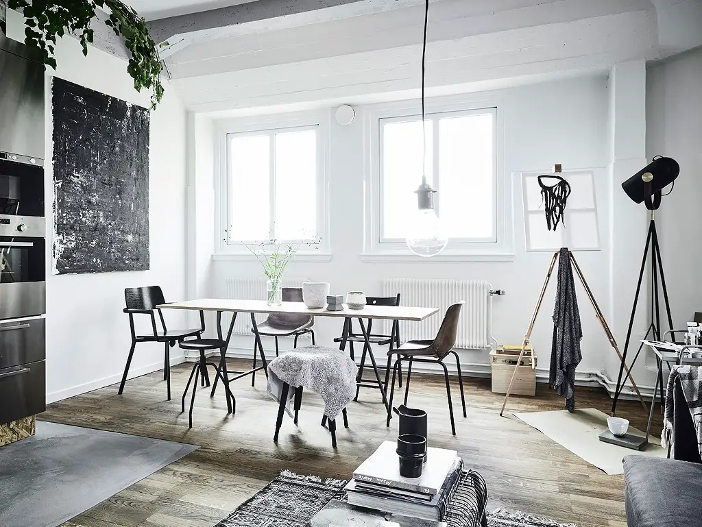 艺术家的工业风之家 | OSB 厨房底座成亮点-7