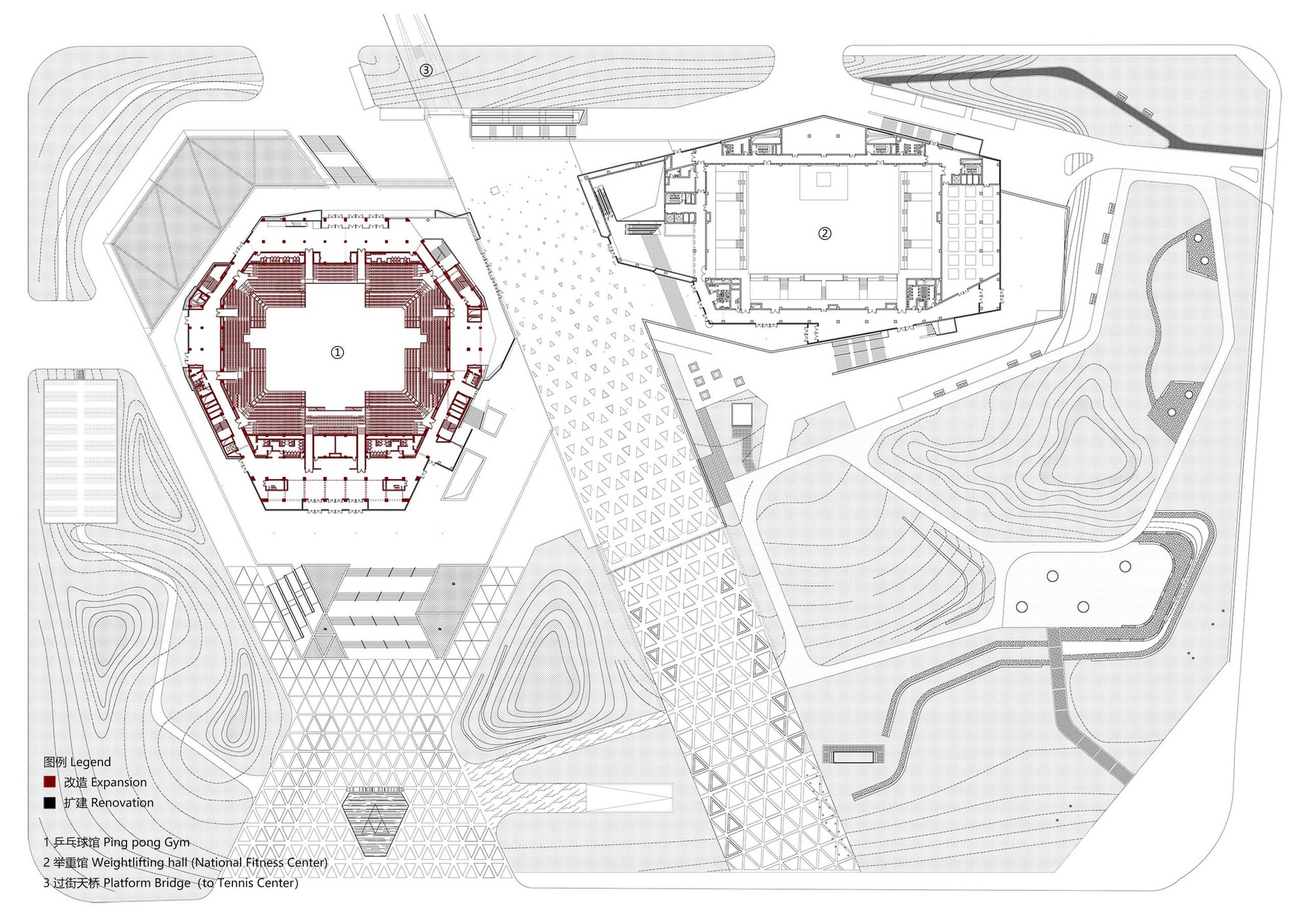 中国太原市滨河体育中心改造扩建丨中国建筑设计研究院-58
