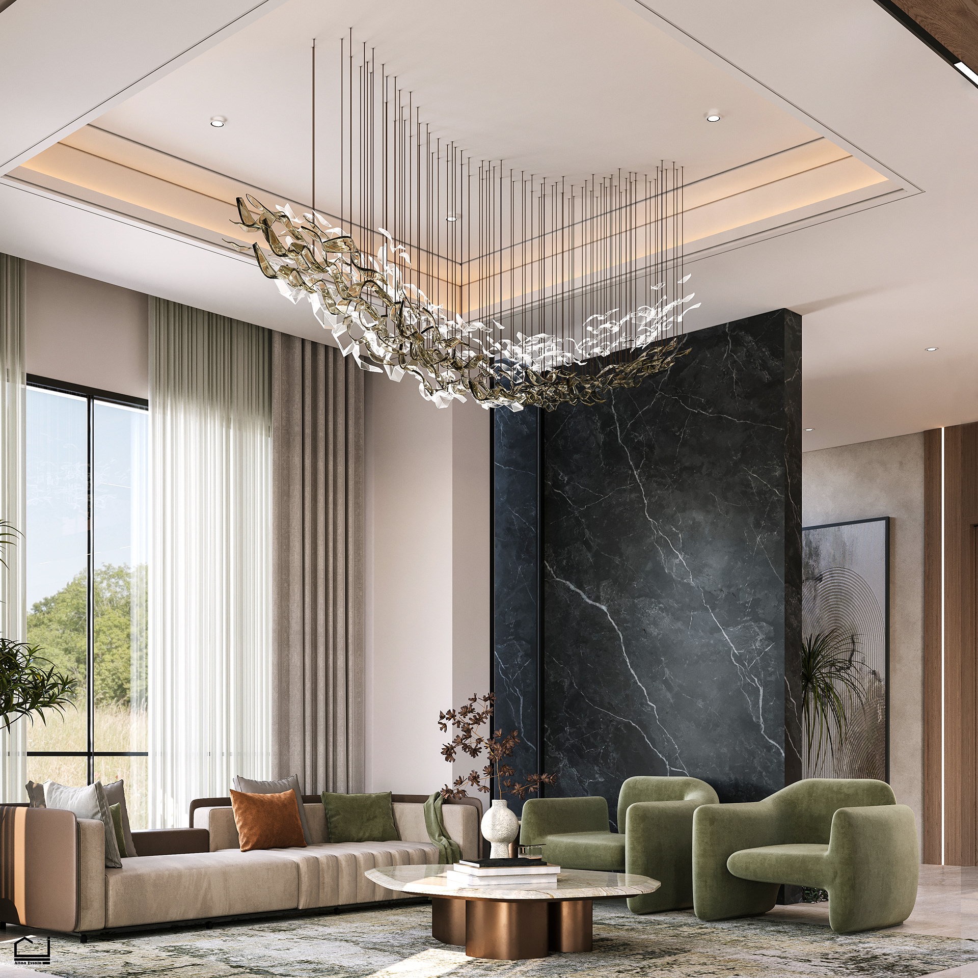 现代大厅丨阿联酋丨Aliaa Essam-16