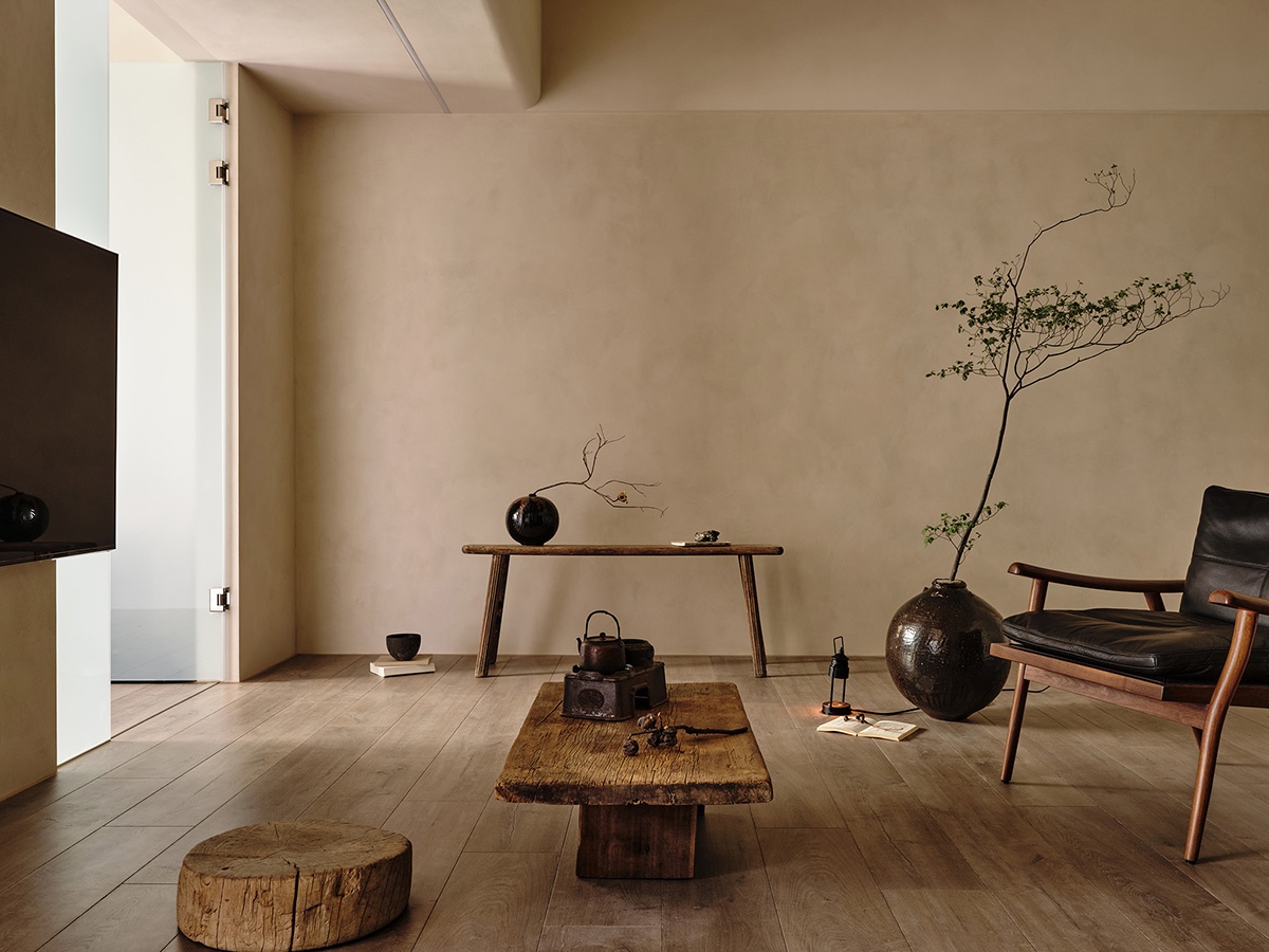 《物哀》· 台北 85 平微光侘寂古朴宅丨中国台北丨参拾柒号室内设计-24