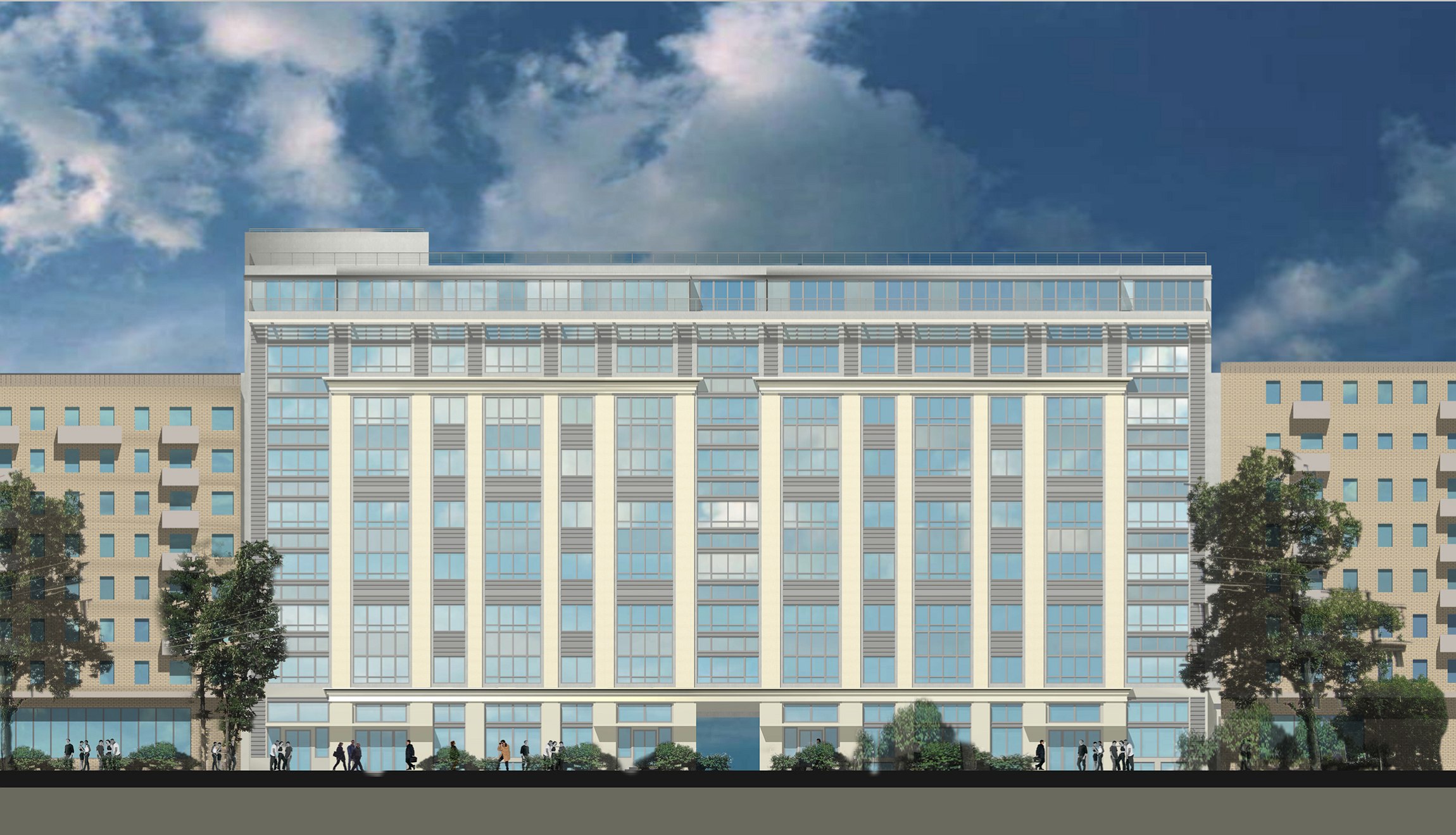 乌克兰“Promstroiproekt”建筑立面改造设计-7