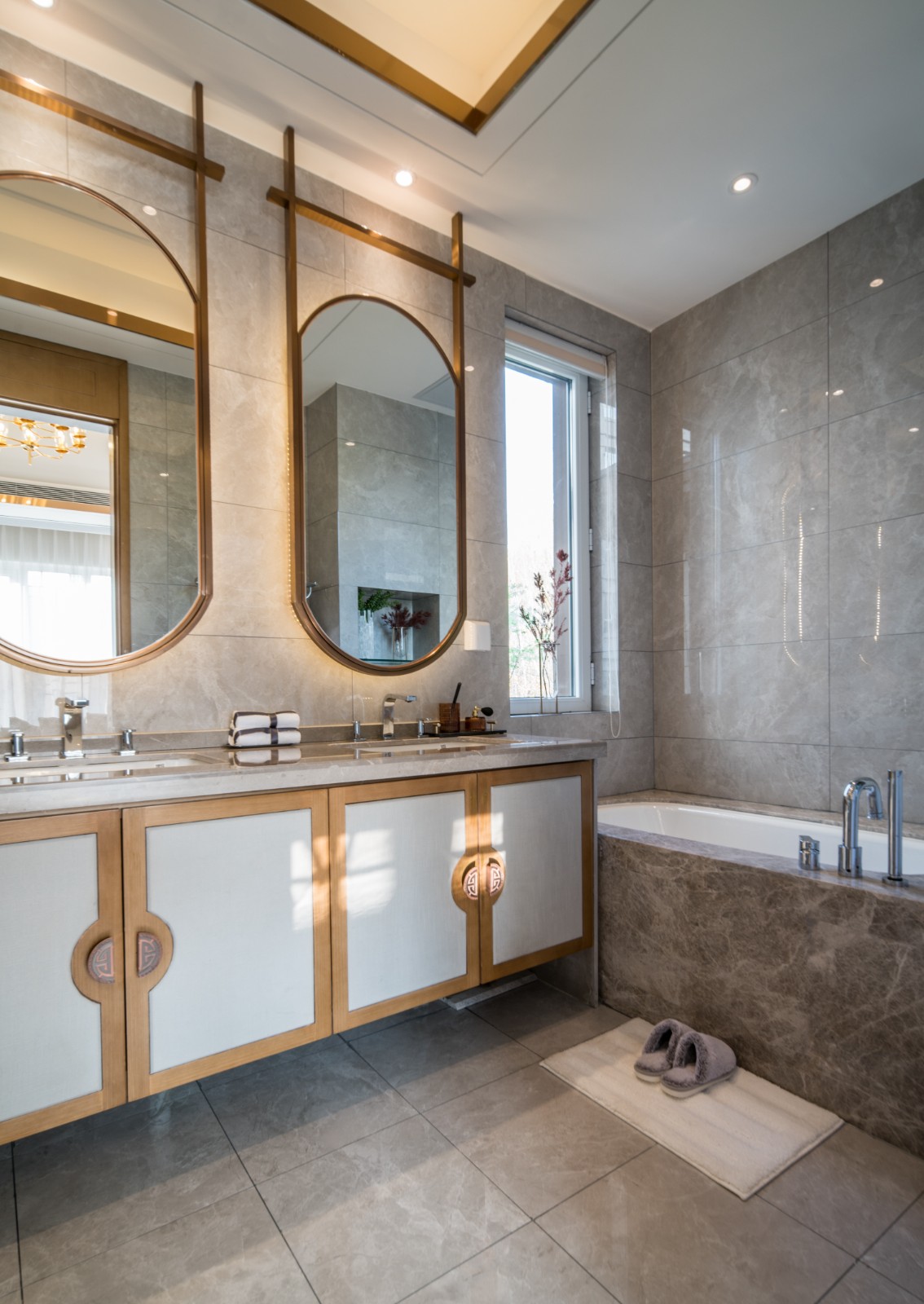 现代中式宅院的居住空间-35