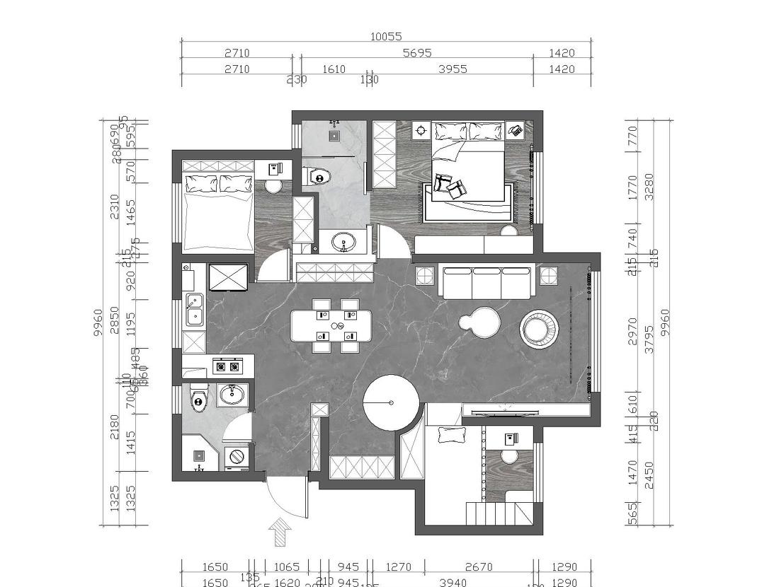 现代都市简约风理想家设计-6