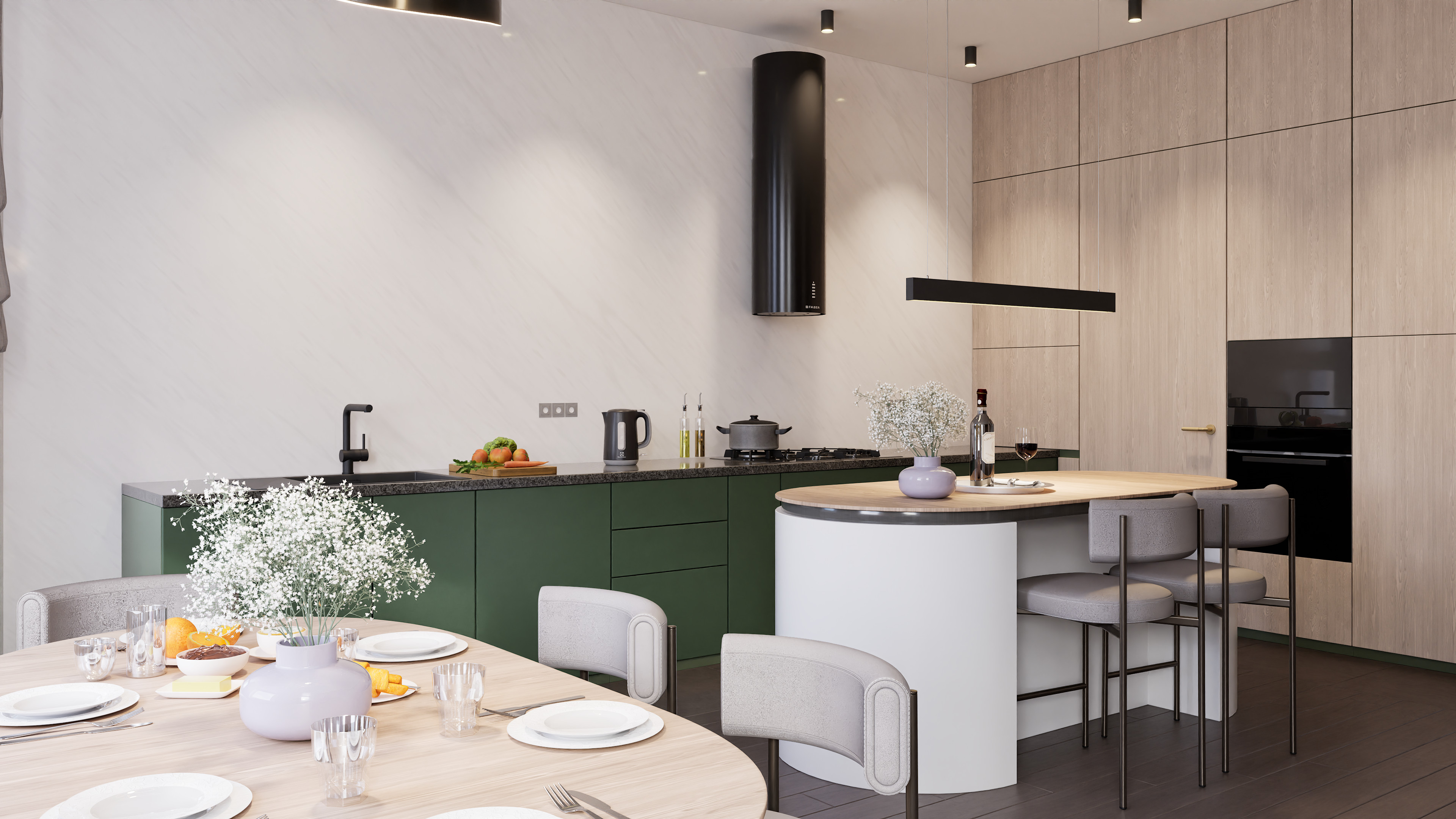 The modern kitchen design-1