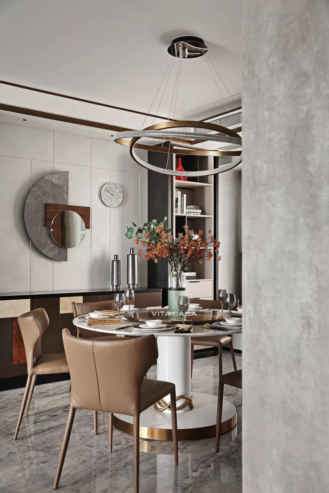 vitaCASA软装设计|质感私宅，栖于山海-12