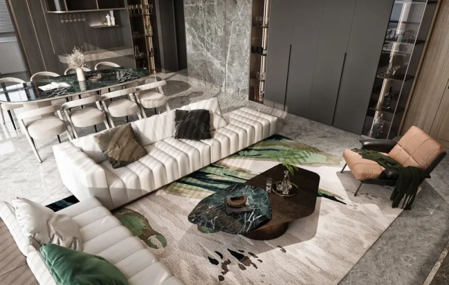 从心而悦 · 雅奢宁静的现代家居设计丨中国杭州丨杭州叁设计-8