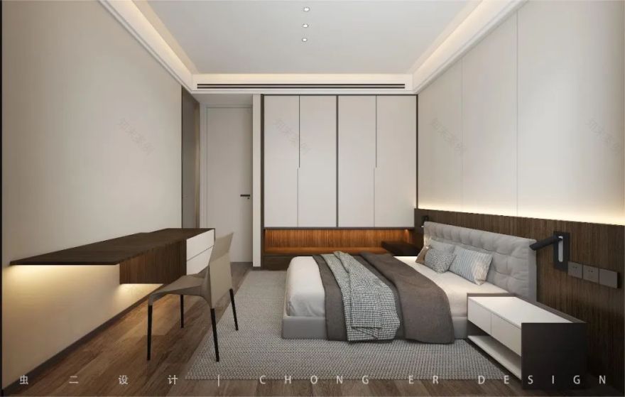 中骏柏景湾现代雅奢家居设计丨中国济南丨虫二设计-81