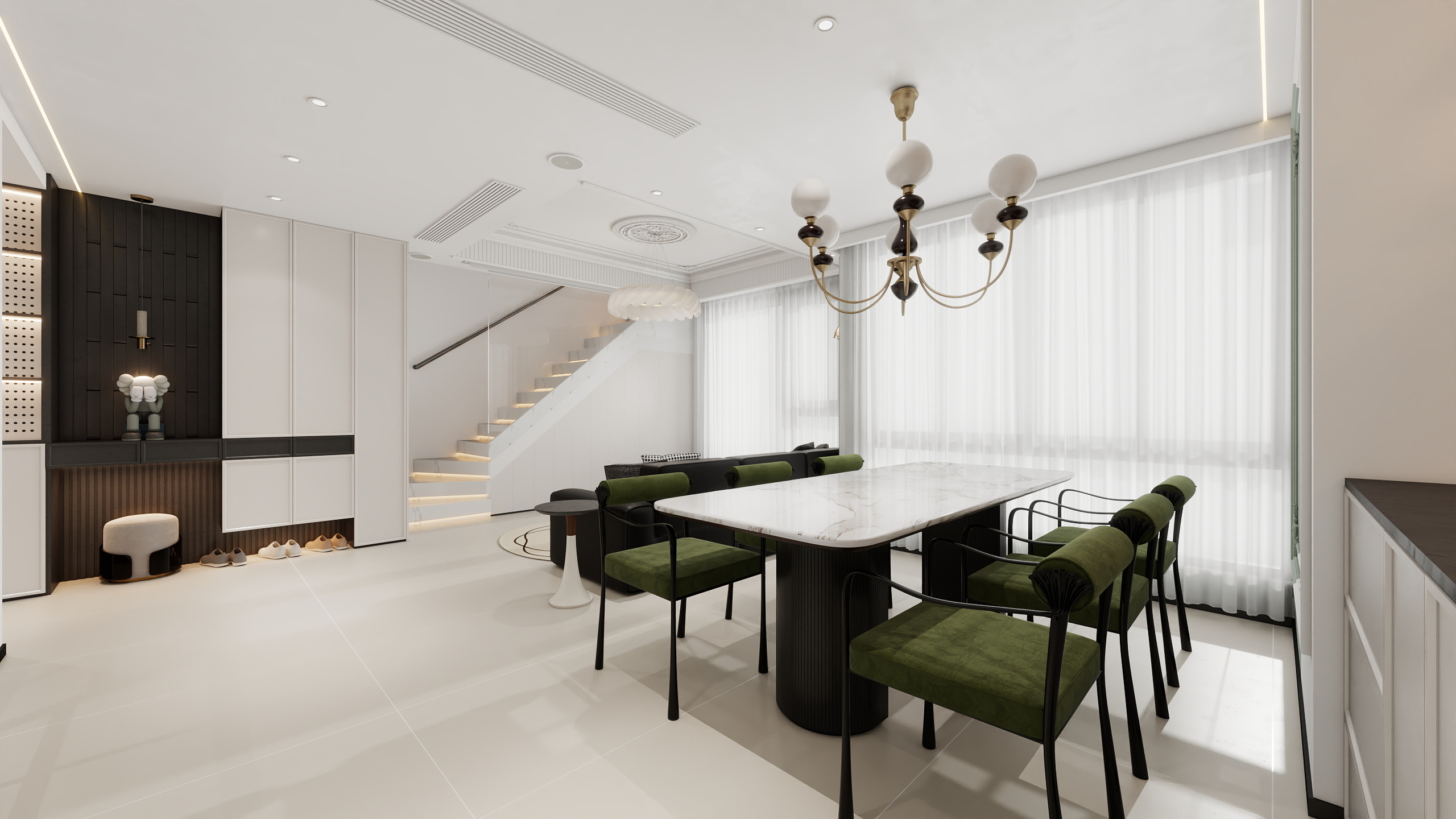 四川成都澳洲湾（225平方简约法式四居室）-16