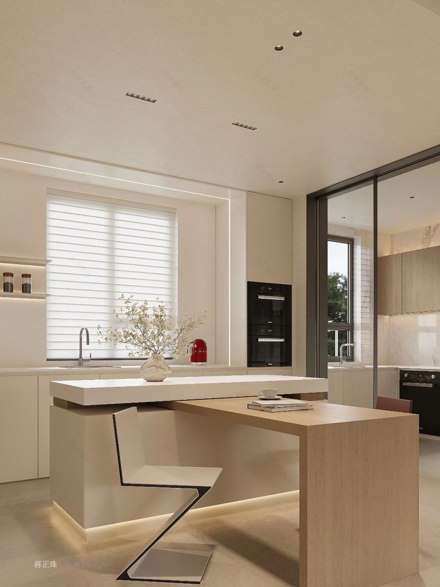 现代原木风世贸铜雀台别墅设计-42