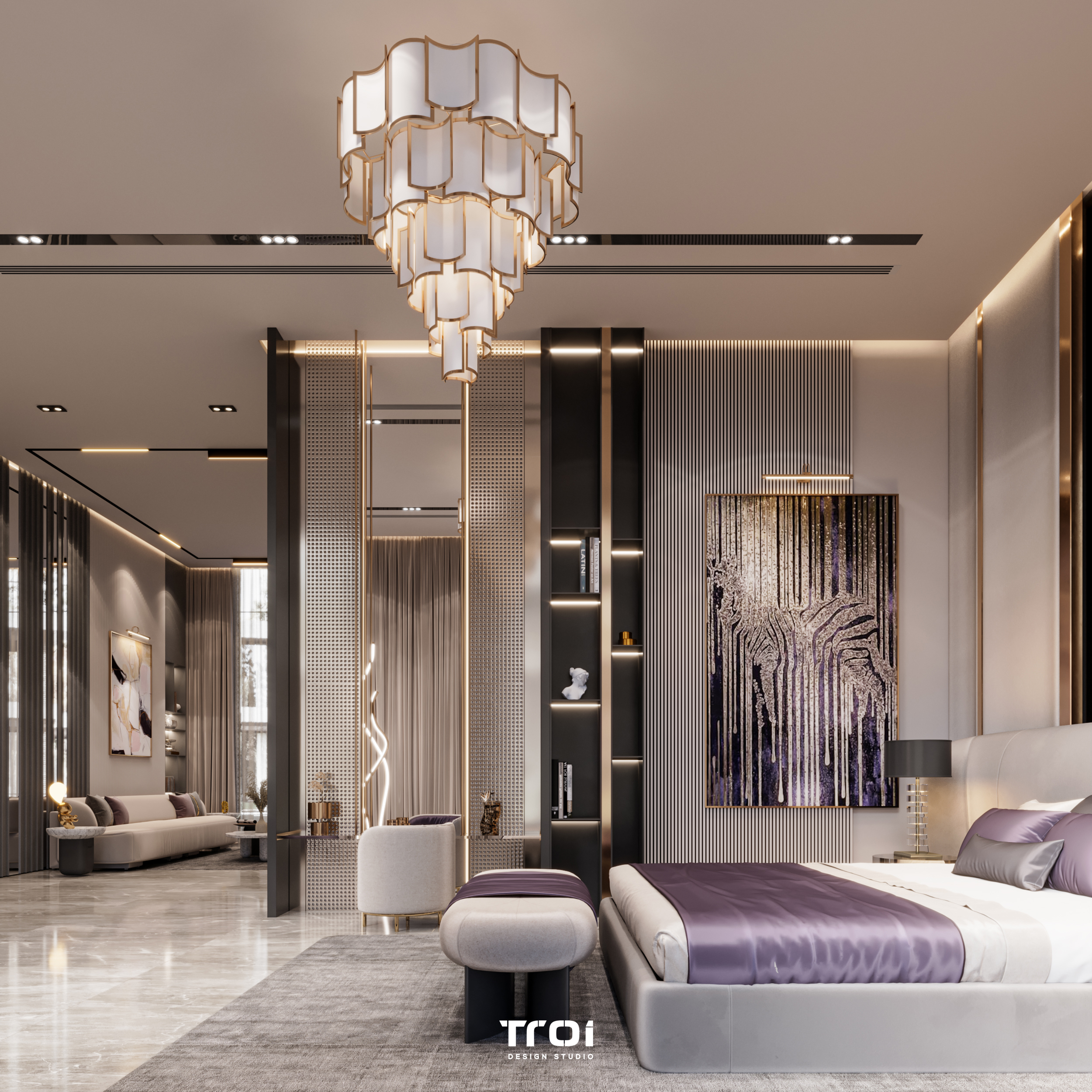 主卧室丨Oman丨Troi Design Studio-20