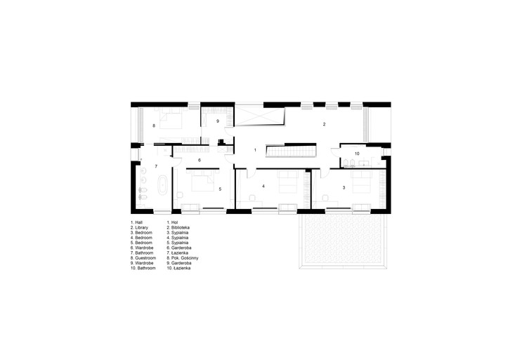 波兰 Konstancin-Jeziorna L 形节能住宅-23