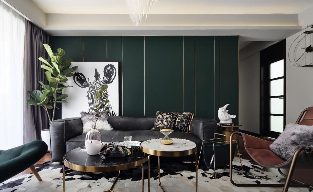 绿意轻奢,打造内敛自然的居家空间-3