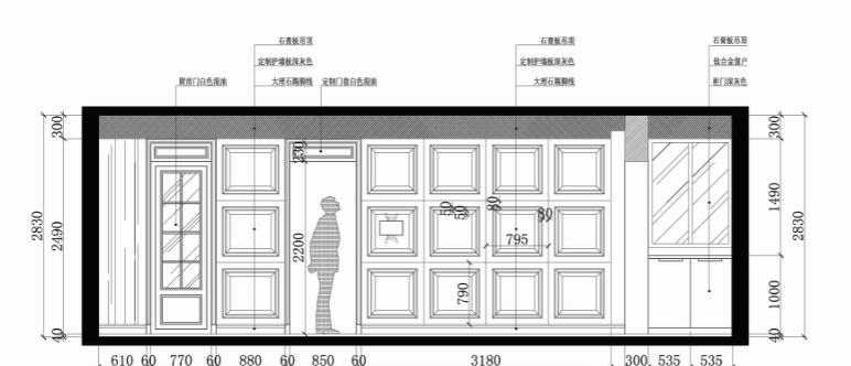 合肥 102㎡平层改造，一扇门变大衣帽间，暗黑轻奢惊艳空间-20