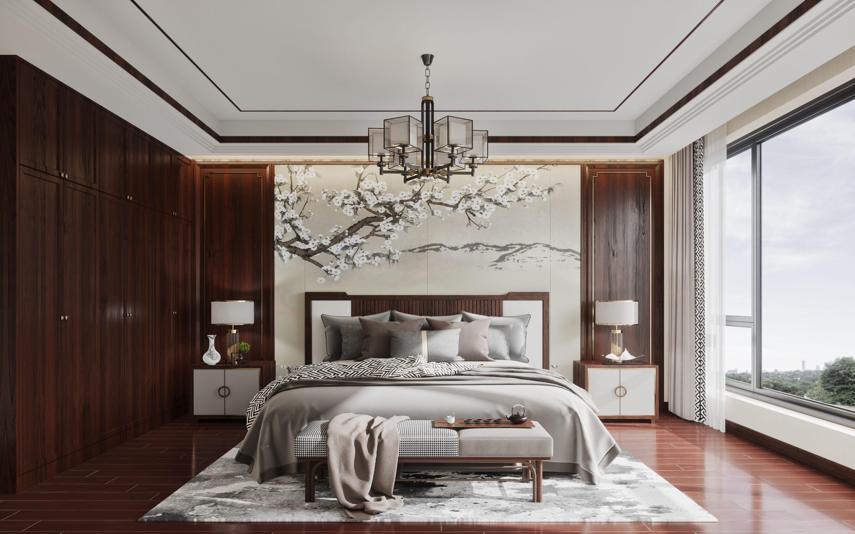 国泰现代城别墅 · 简约中式之美-7