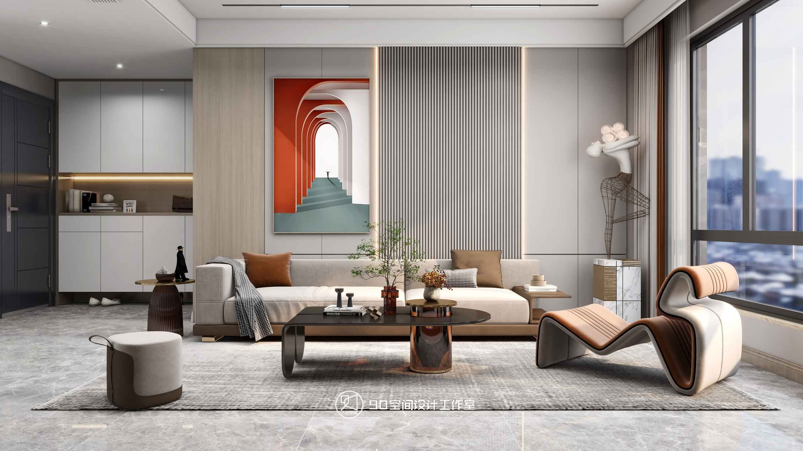 理想三旬 · 106 平方现代温馨家居设计-8