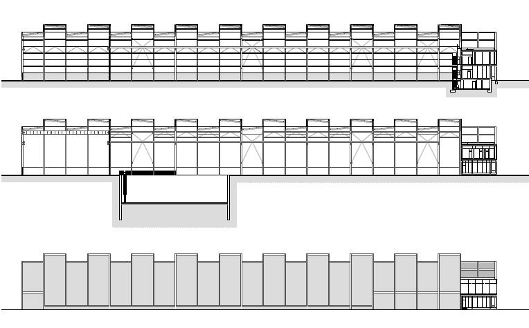 波浪金属表皮打造的光线优化工作空间-9