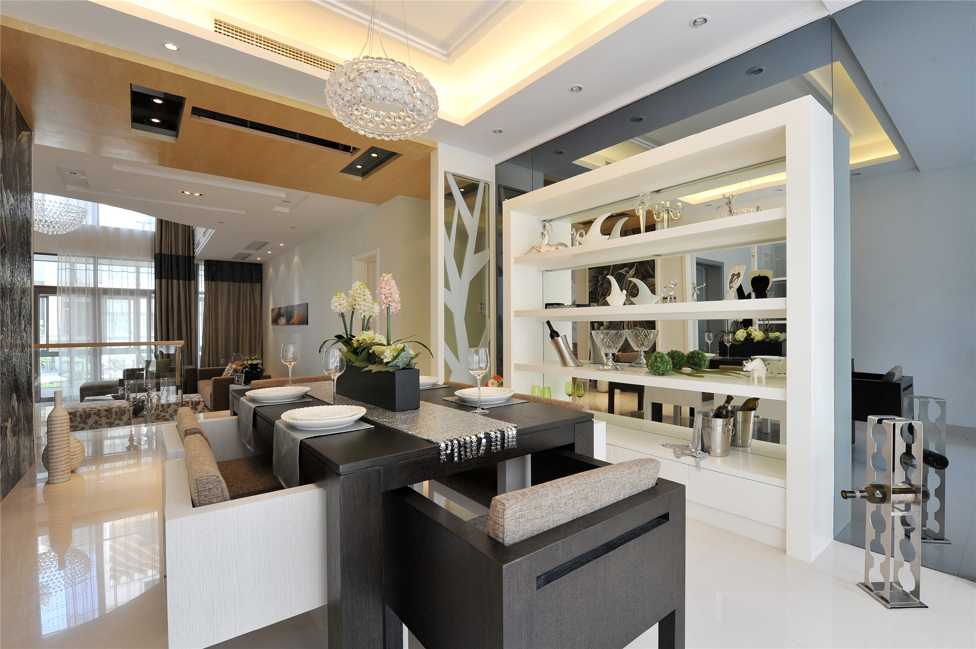 世茂一期联排别墅 | 优雅现代空间设计-18