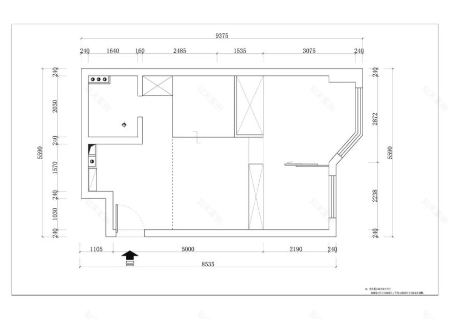 60 平全通透日式一居 | 书房 C 位,猫奴的天堂-14