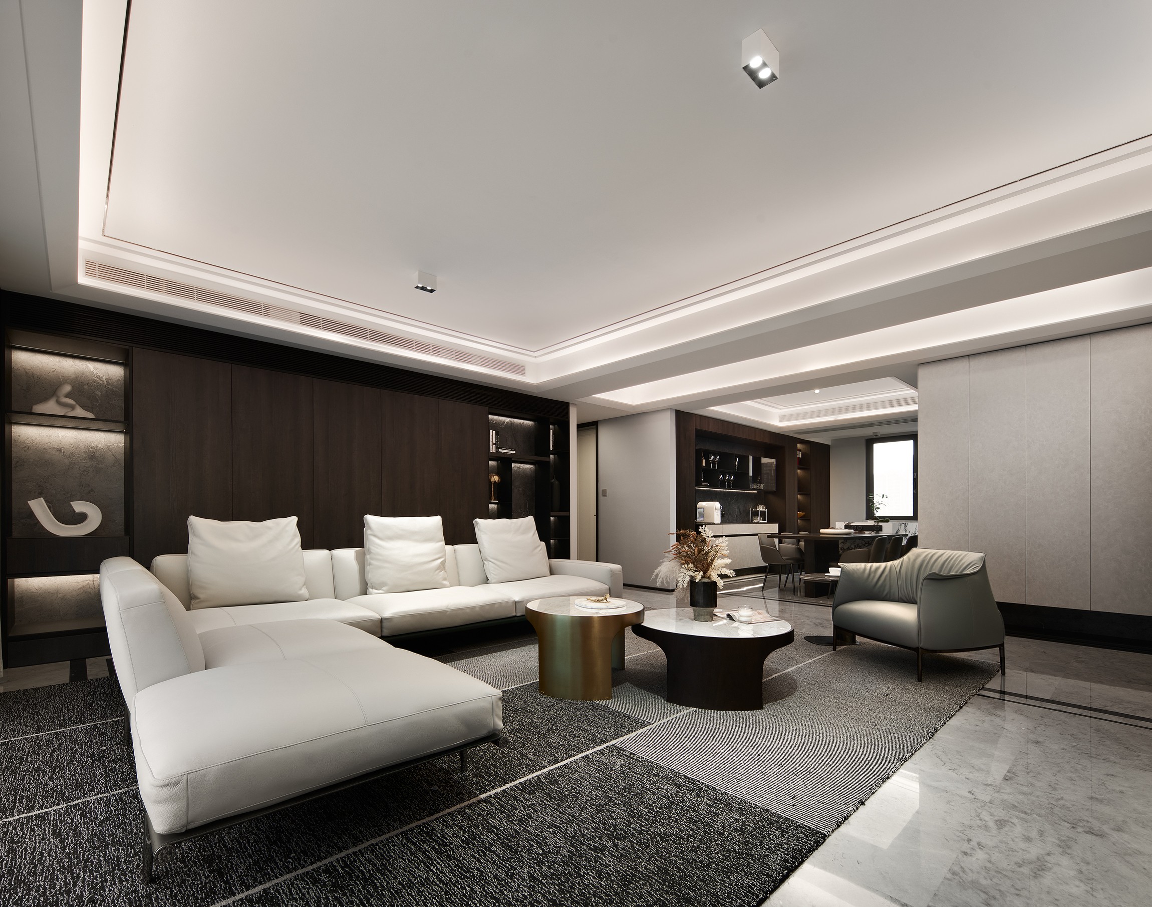 别样美学 · 杭州九龙仓天荟现代简约家居设计丨中国杭州丨朴森全案设计-19