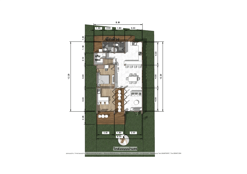 北欧风格二层住宅P  1674-25