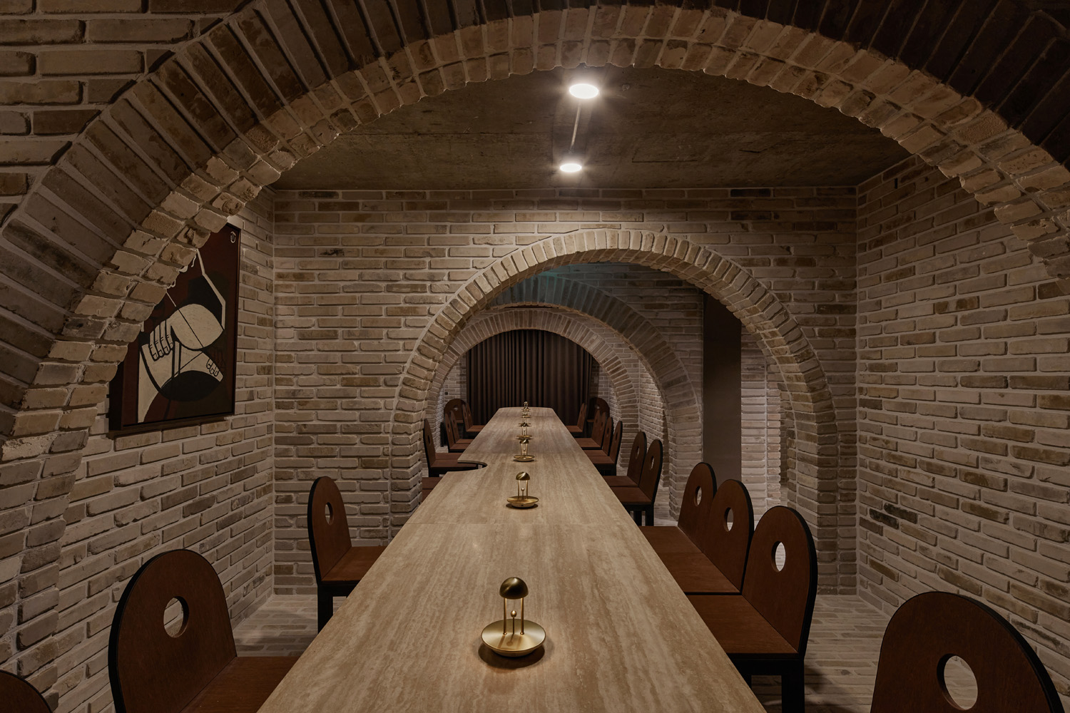 【韩国高级红酒酒吧设计】融合传统与现代的 40 平米奢华空间-7