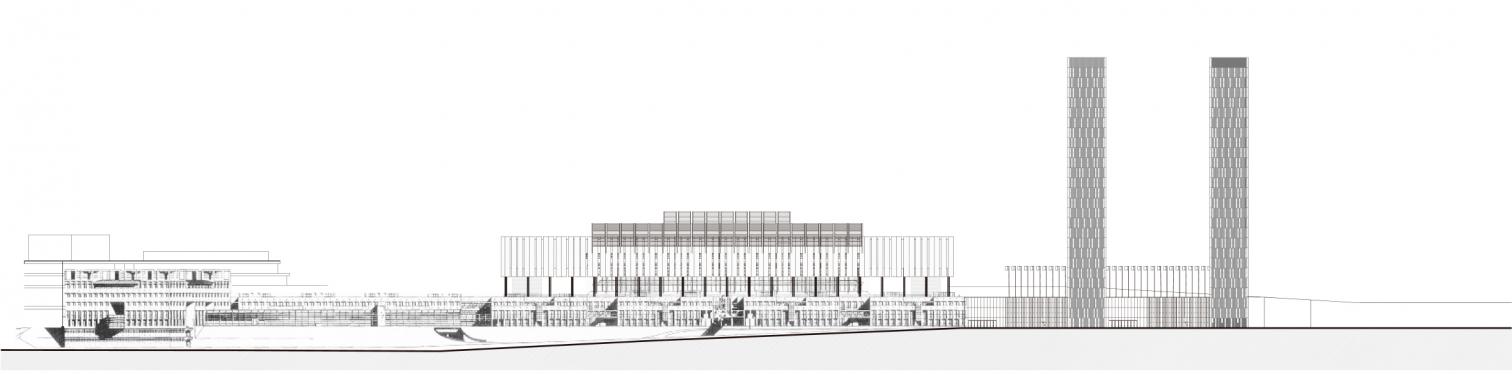 欧洲法院,卢森堡 · 机构重建之塔-10