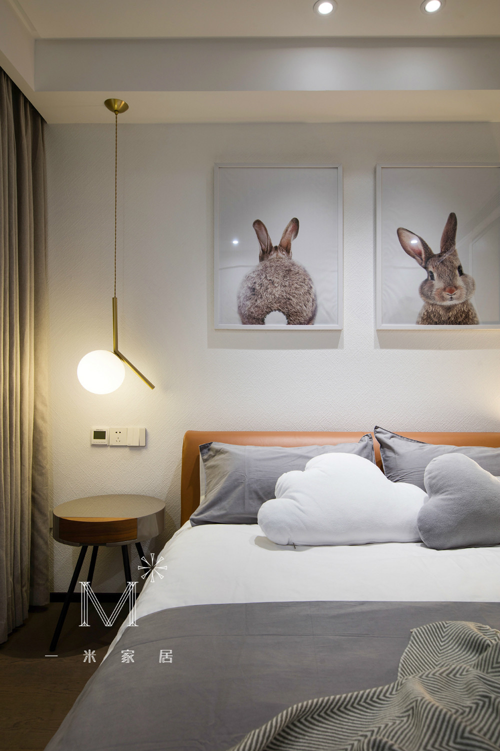 一米家居 | ◣橙意◥ 凤凰湖壹号200㎡现代港式-37