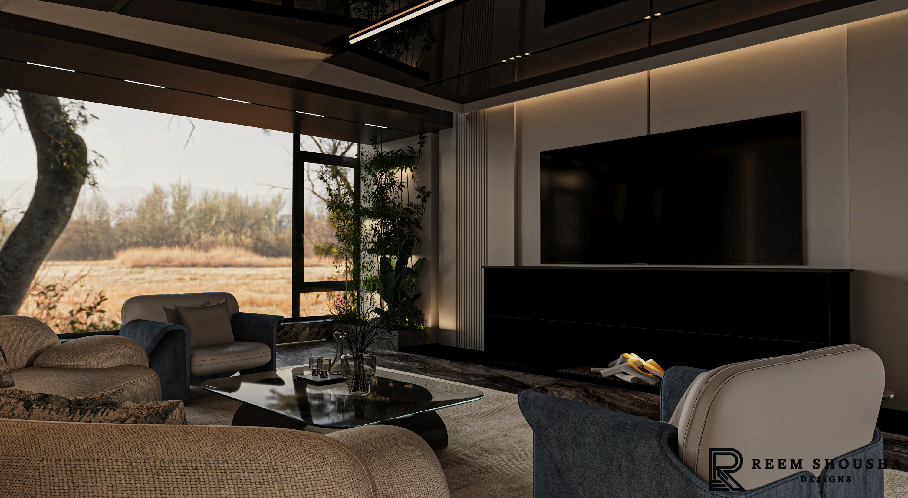 客厅·餐厅丨REEM SHOUSHA-8