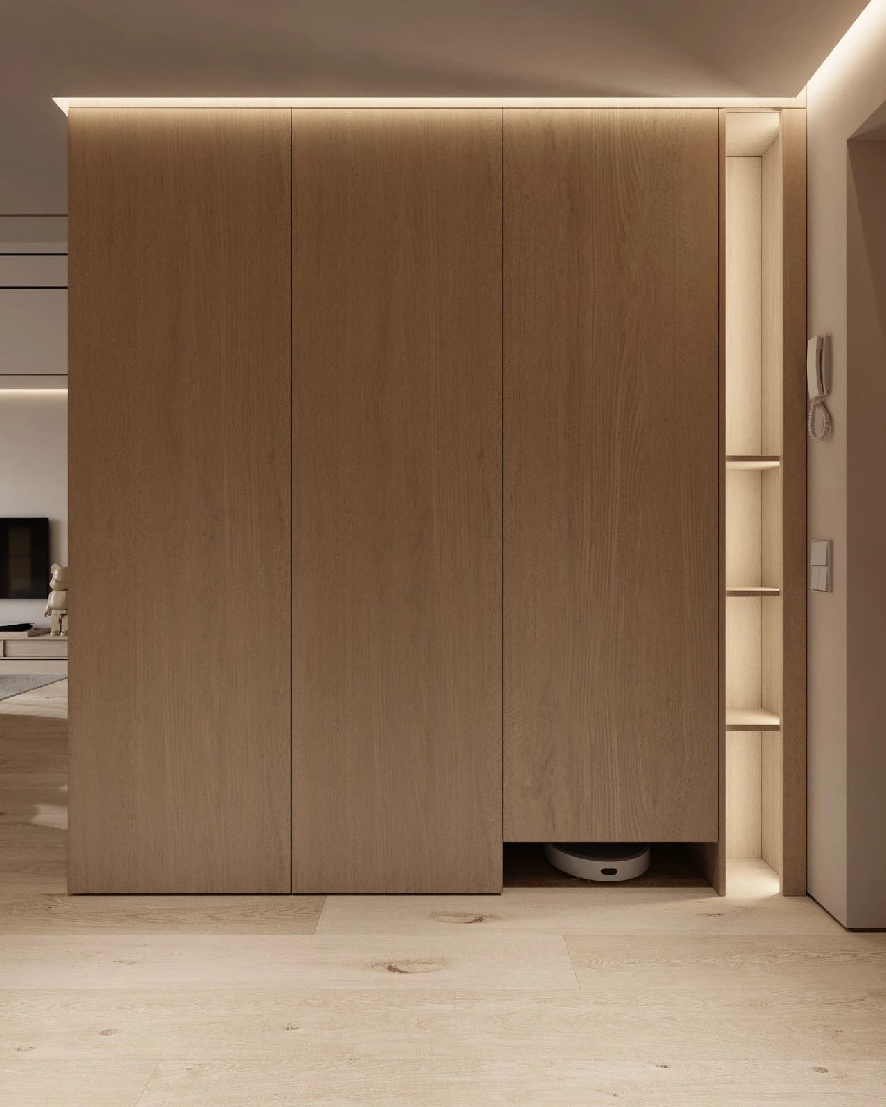 原木系奶油风空间设计-45