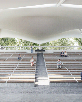 张力式雨篷丨波兰丨Pavel Hitaryn