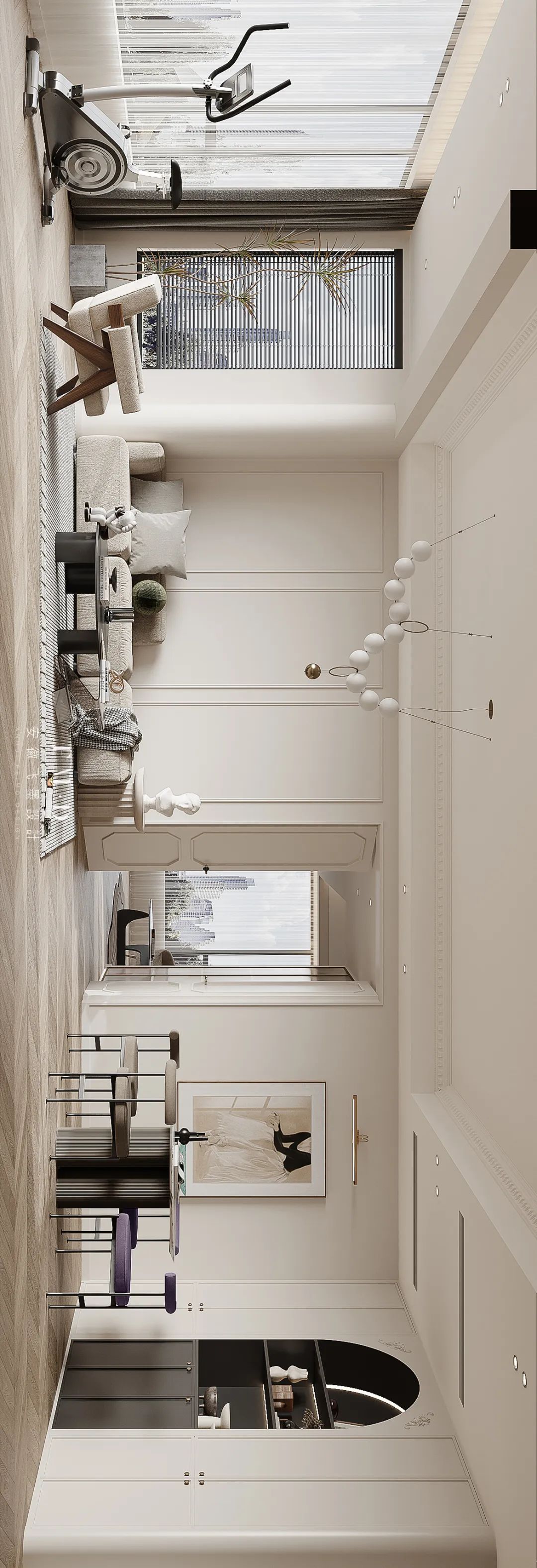 140㎡法式自由空间丨中国六安丨飞墨设计组-20