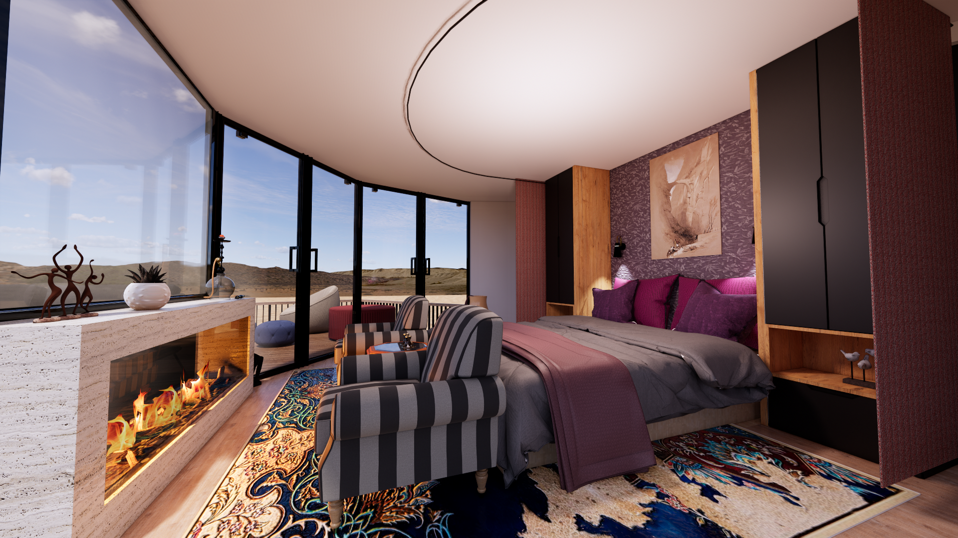 豪华露营舱 测地线圆顶佩特拉-13