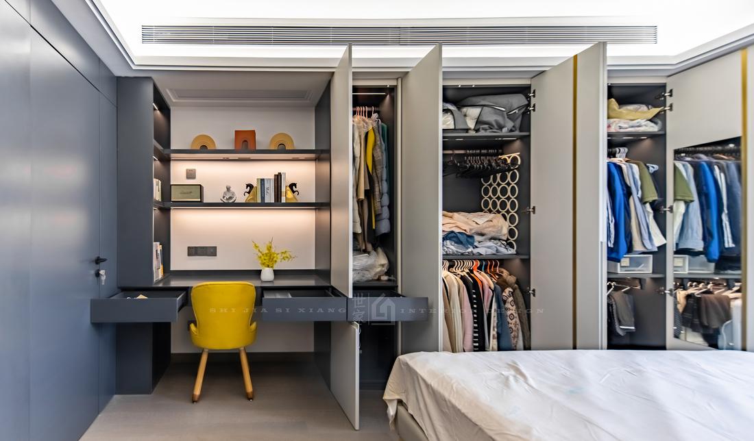 现代轻奢四居室装修设计-54