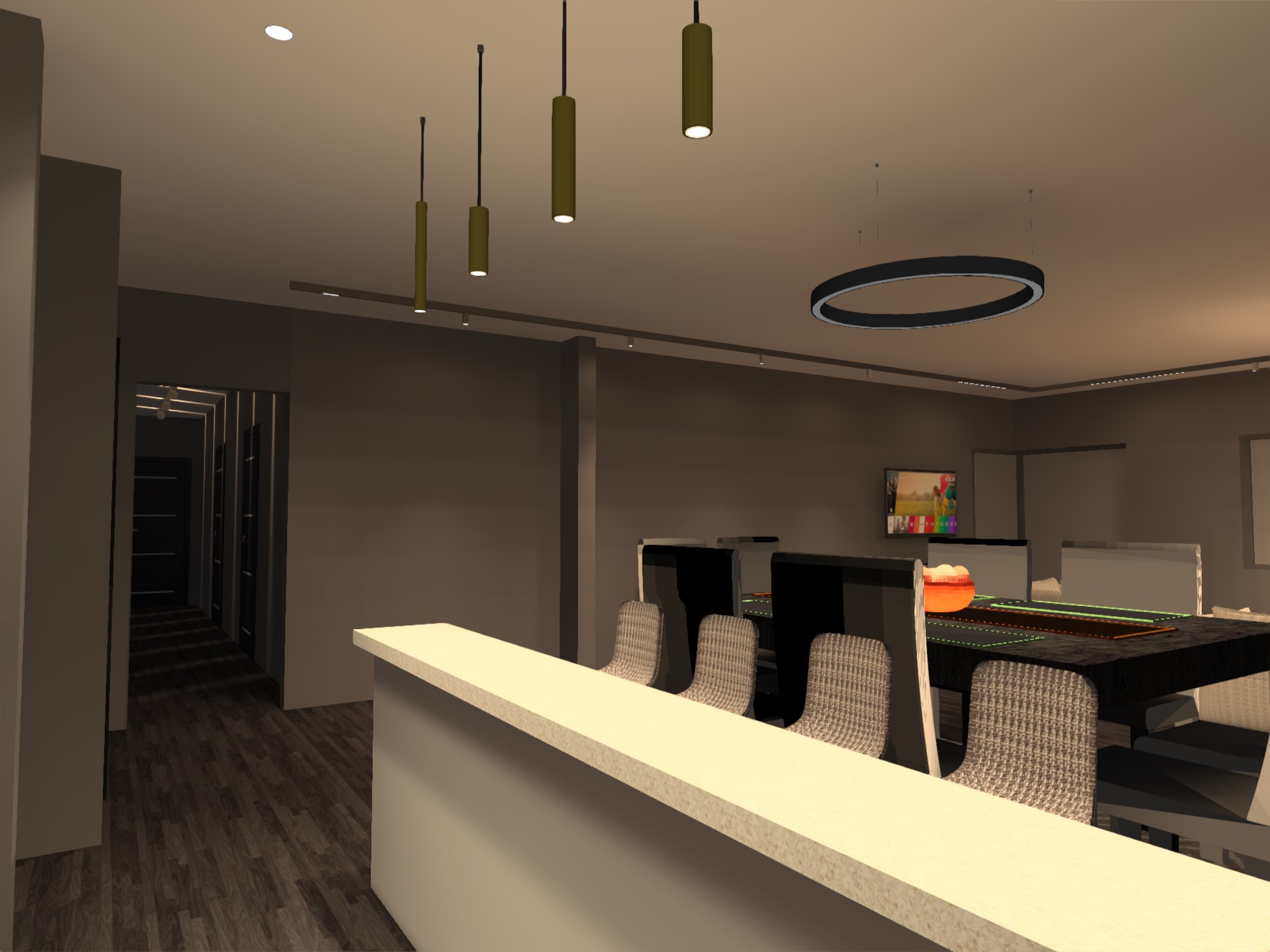 Living room Interior Lighting design-9