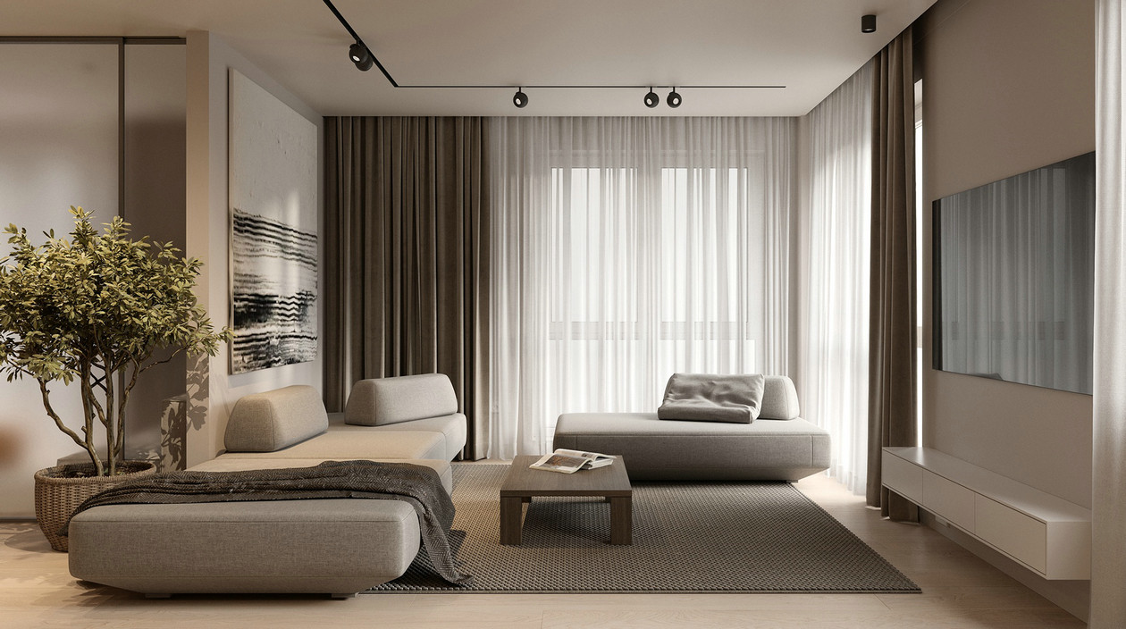 俄罗斯简约风住宅设计 打破沉静，随性演绎舒适美-3