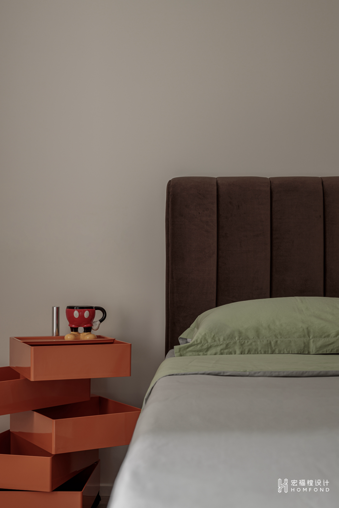 静谧黑+趣味橙，宁静自然的纯洁空间 | 宏福樘设计-35