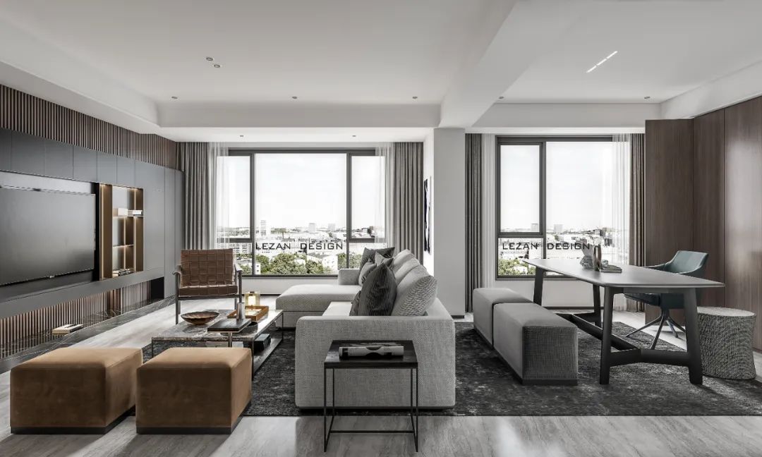 现代质感都市调性丨宁波市乐赞室内装饰设计有限公司-5