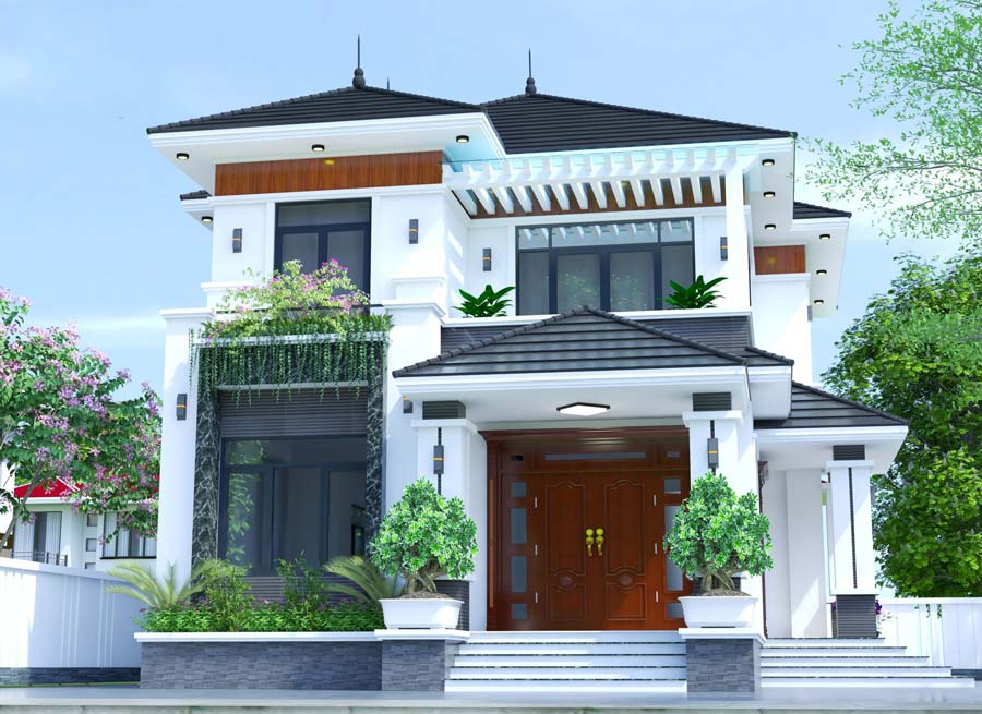 25 + 样板二层花园别墅设计案例-38