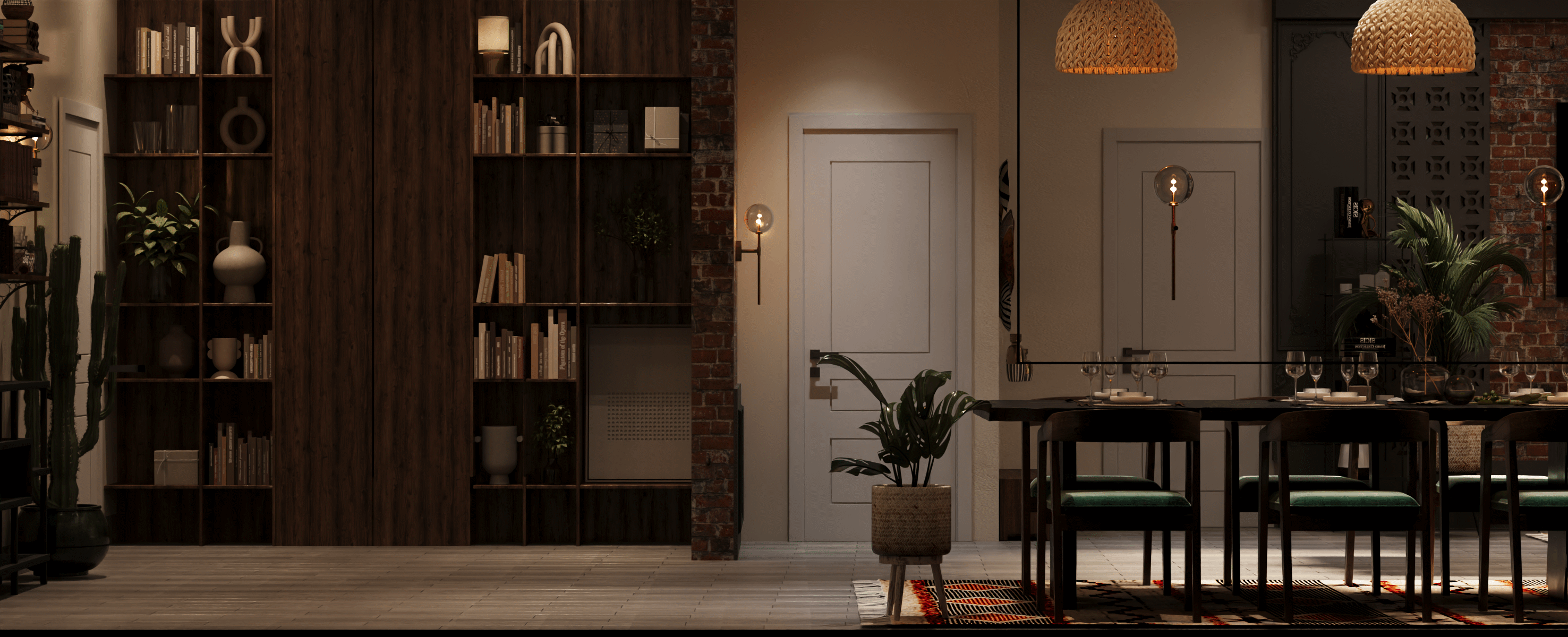 波西米亚风格温馨客厅内饰丨KA INNOVATIONS-18