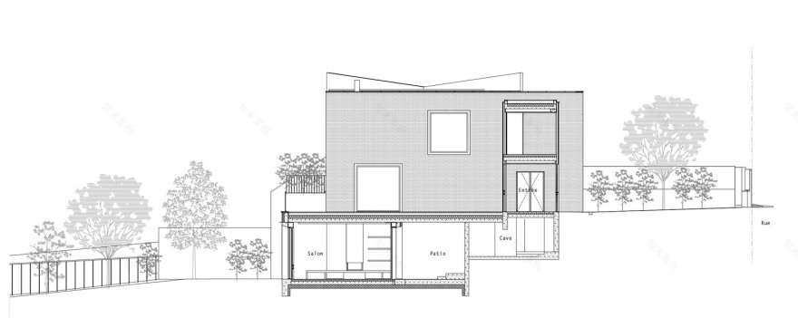 巴黎郊区独立住宅扩建丨法国巴黎丨Hemaa Architectes-40